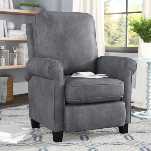Winston Porter Hallatrow 34'' Wide Velvet Manual Standard Recliner